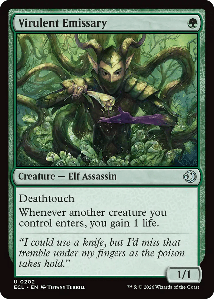 Virulent Emissary [Lorwyn Eclipsed] MTG Single Magic: The Gathering  | Multizone: Comics And Games