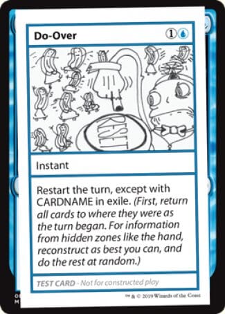 Do-Over (2021 Edition) [Mystery Booster Playtest Cards] MTG Single Magic: The Gathering  | Multizone: Comics And Games