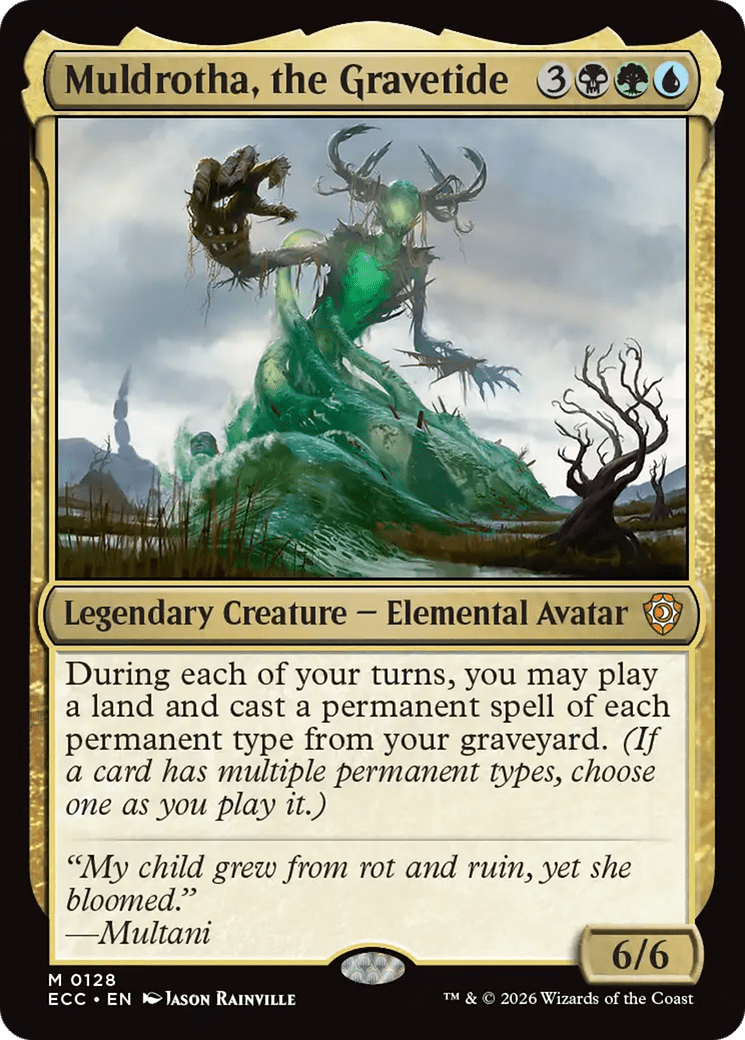 Muldrotha, the Gravetide [Lorwyn Eclipsed Commander] MTG Single Magic: The Gathering  | Multizone: Comics And Games