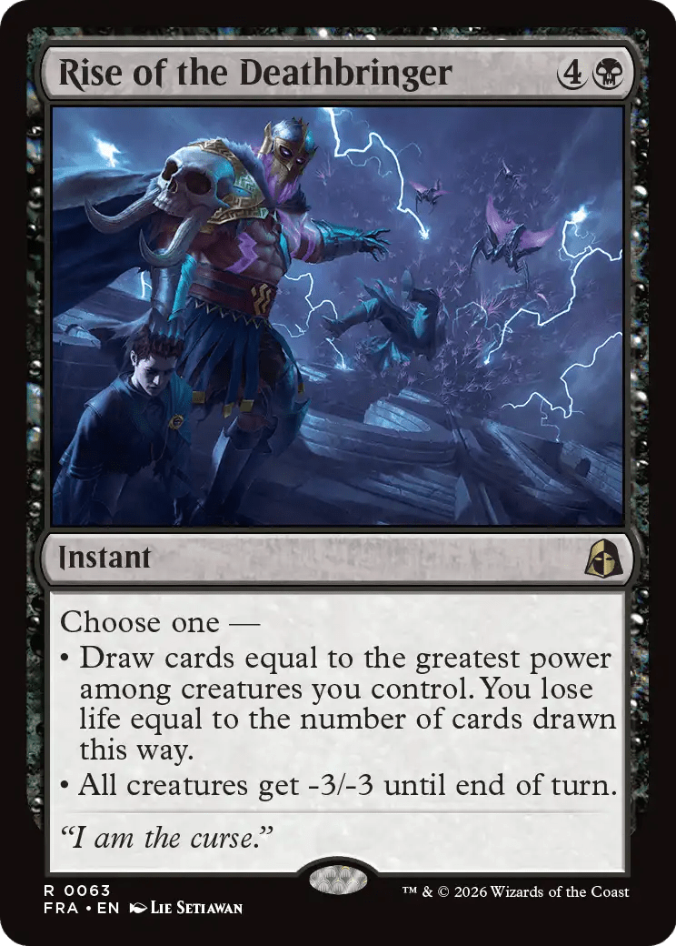 Rise of the Deathbringer [Reality Fracture] MTG Single Magic: The Gathering  | Multizone: Comics And Games