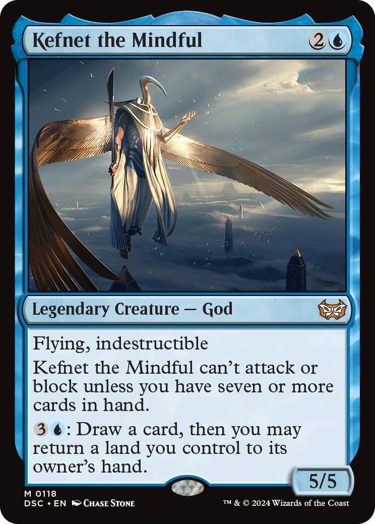 Kefnet the Mindful [Duskmourn: House of Horror Commander] MTG Single Magic: The Gathering  | Multizone: Comics And Games