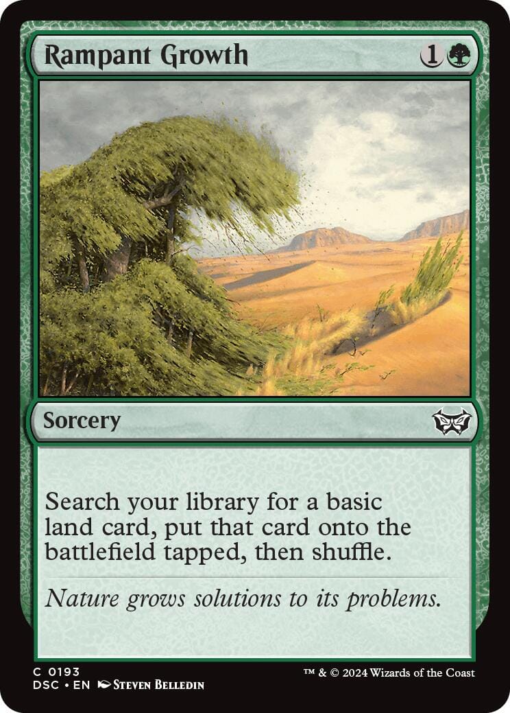Rampant Growth [Duskmourn: House of Horror Commander] MTG Single Magic: The Gathering  | Multizone: Comics And Games