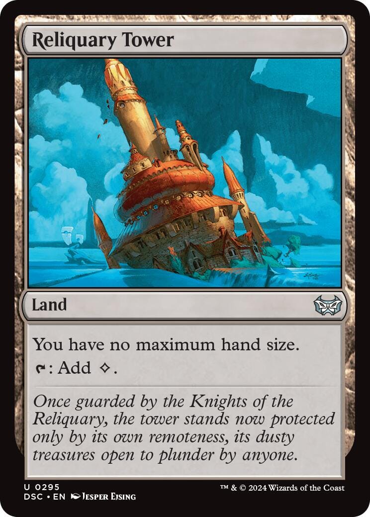 Reliquary Tower [Duskmourn: House of Horror Commander] MTG Single Magic: The Gathering  | Multizone: Comics And Games
