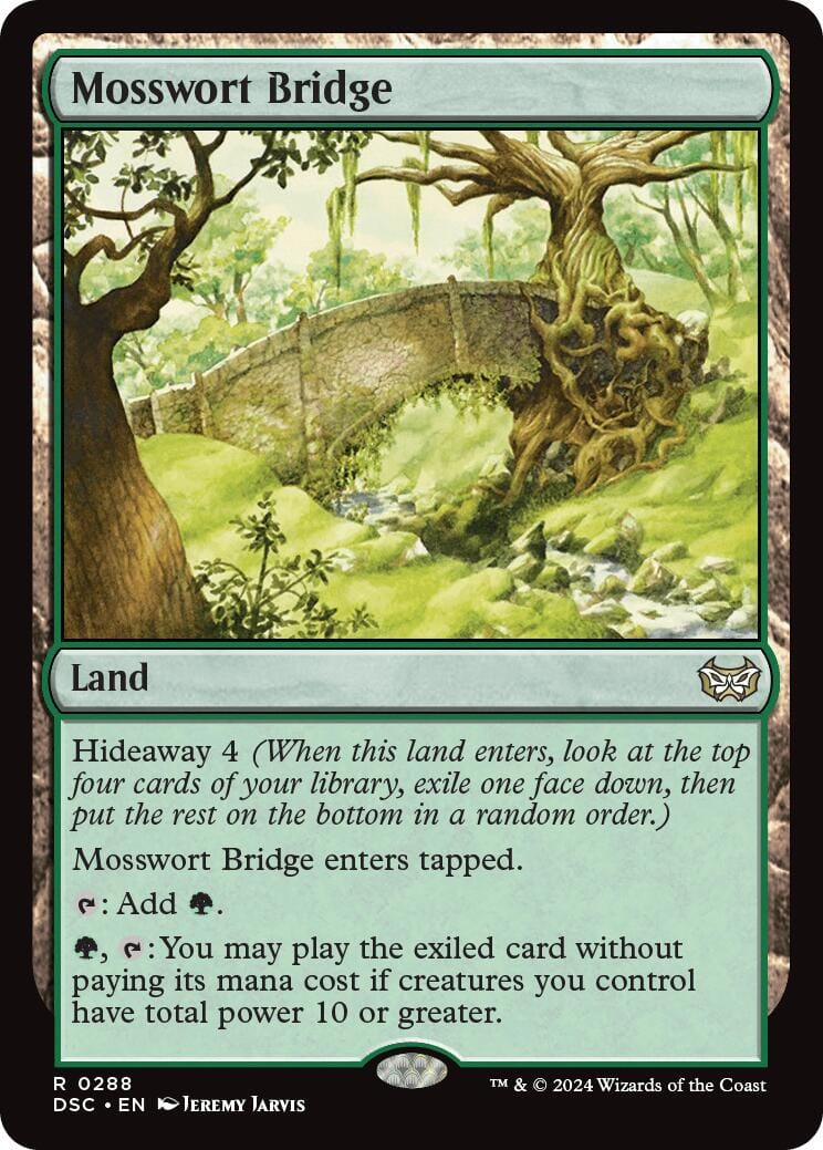 Mosswort Bridge [Duskmourn: House of Horror Commander] MTG Single Magic: The Gathering  | Multizone: Comics And Games