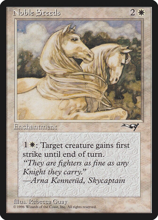 Noble Steeds (Leg Raised) [Alliances] MTG Single Magic: The Gathering  | Multizone: Comics And Games