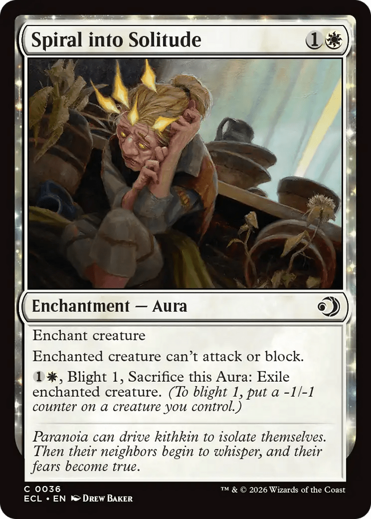 Spiral into Solitude [Lorwyn Eclipsed] MTG Single Magic: The Gathering  | Multizone: Comics And Games