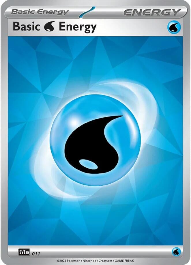 Basic Water Energy (011)(Holo) [Scarlet & Violet: Stellar Crown] Pokemon Single Pokémon  | Multizone: Comics And Games