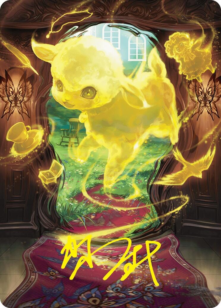 Enduring Innocence Art Card (Gold-Stamped Signature) [Duskmourn: House of Horror Art Series] MTG Single Magic: The Gathering  | Multizone: Comics And Games