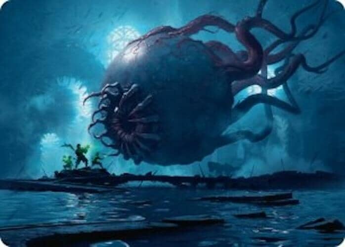 Abhorrent Oculus Art Card [Duskmourn: House of Horror Art Series] MTG Single Magic: The Gathering  | Multizone: Comics And Games