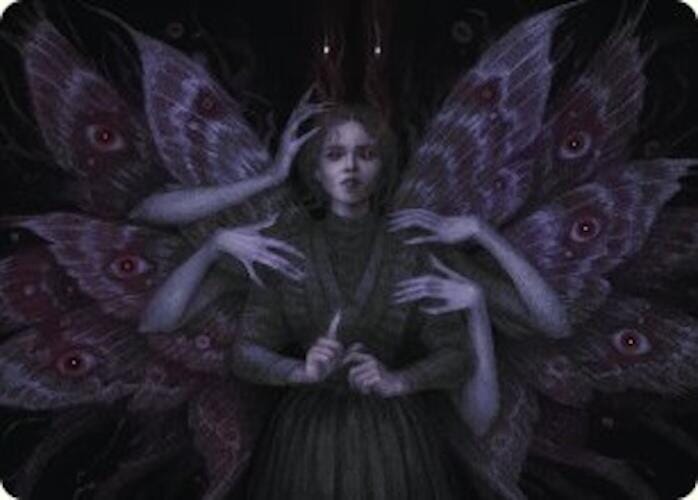 Demonic Counsel Art Card (7/54) [Duskmourn: House of Horror Art Series] MTG Single Magic: The Gathering  | Multizone: Comics And Games