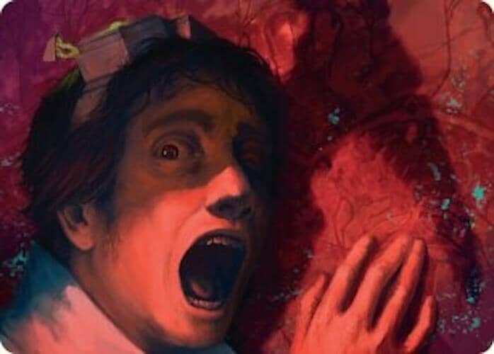 Murder Art Card [Duskmourn: House of Horror Art Series] MTG Single Magic: The Gathering  | Multizone: Comics And Games