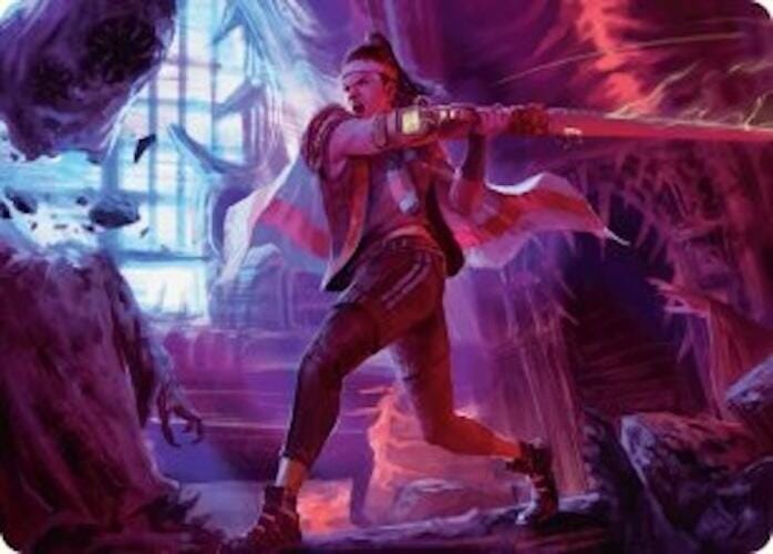 Diversion Specialist Art Card [Duskmourn: House of Horror Art Series] MTG Single Magic: The Gathering  | Multizone: Comics And Games