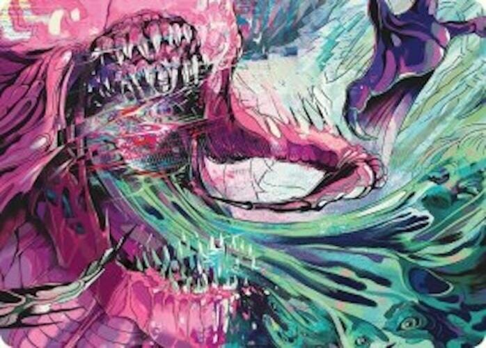 Fear of Missing Out Art Card [Duskmourn: House of Horror Art Series] MTG Single Magic: The Gathering  | Multizone: Comics And Games