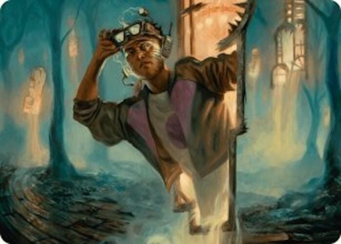 House Cartographer Art Card [Duskmourn: House of Horror Art Series] MTG Single Magic: The Gathering  | Multizone: Comics And Games