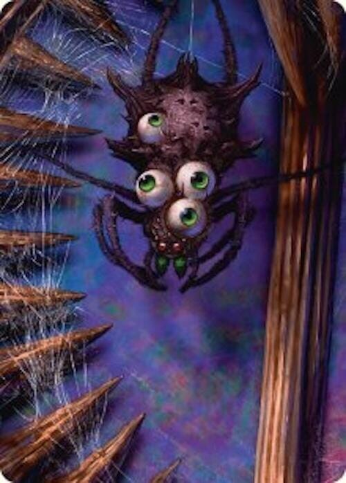 Spider Art Card [Duskmourn: House of Horror Art Series] MTG Single Magic: The Gathering  | Multizone: Comics And Games