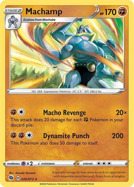 Machamp (26/73) (Intro Deck) [Sword & Shield: Champion's Path] Pokemon Single Pokémon  | Multizone: Comics And Games