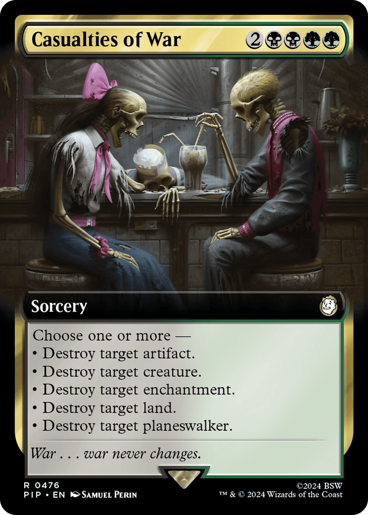 Casualties of War (Extended Art) [Fallout] MTG Single Magic: The Gathering  | Multizone: Comics And Games