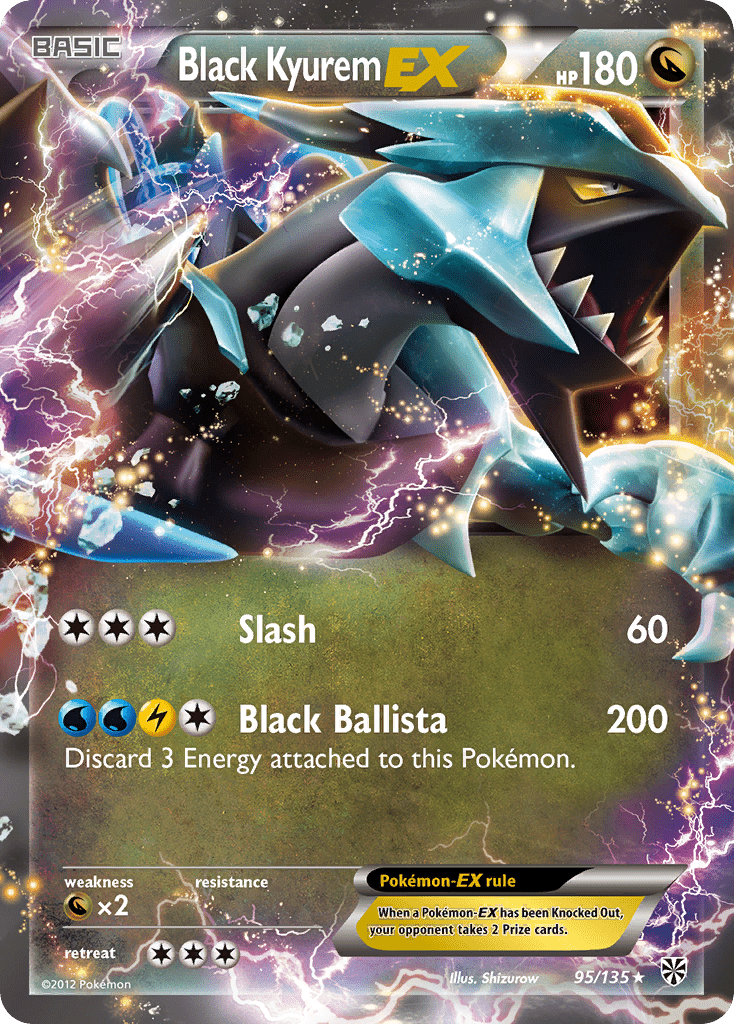 Black Kyurem EX (95/135) [Black & White: Plasma Storm] Pokemon Single Pokémon  | Multizone: Comics And Games