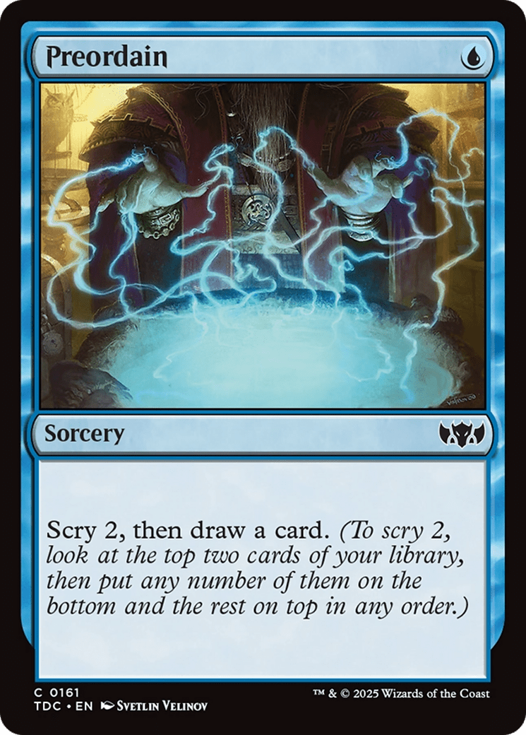 Preordain [Tarkir: Dragonstorm Commander] MTG Single Magic: The Gathering  | Multizone: Comics And Games