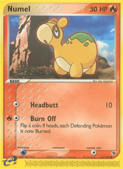 Numel (61/109) [EX: Ruby & Sapphire] Pokemon Single Pokémon  | Multizone: Comics And Games