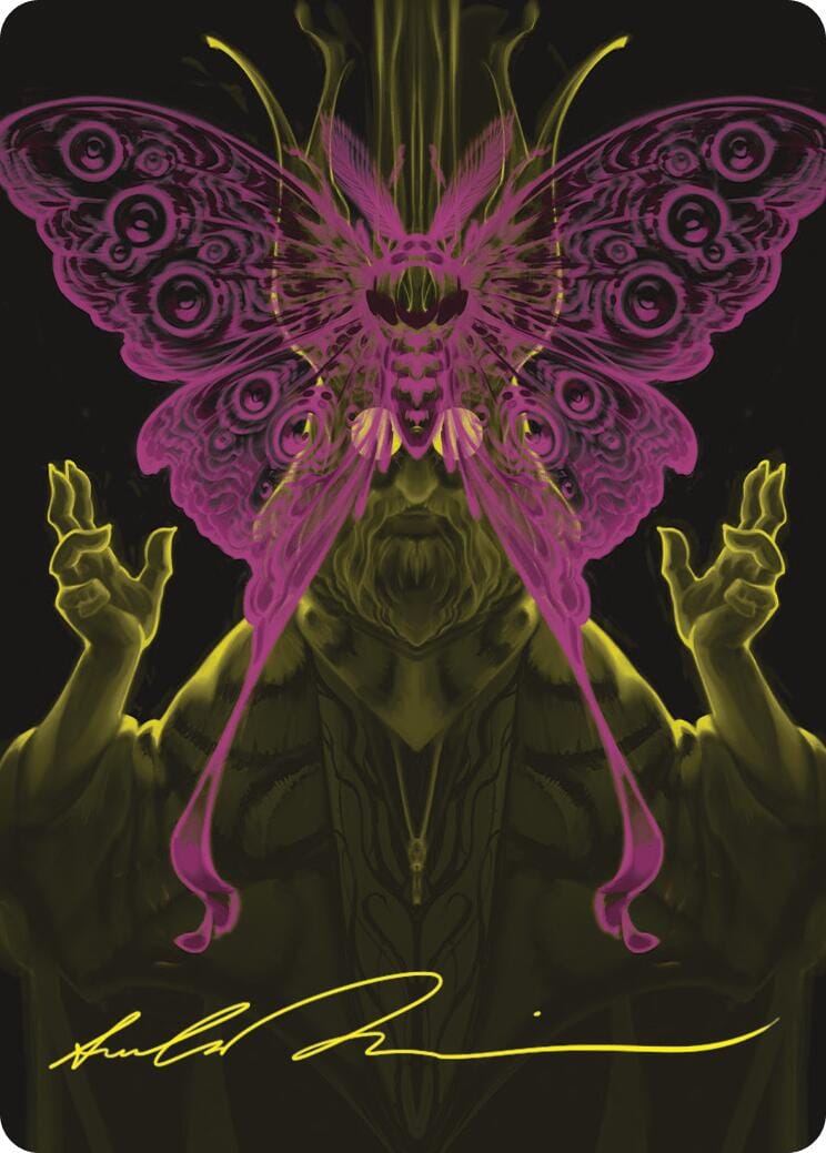 Victor, Valgavoth's Seneschal Art Card (44/54) (Gold-Stamped Signature) [Duskmourn: House of Horror Art Series] MTG Single Magic: The Gathering  | Multizone: Comics And Games