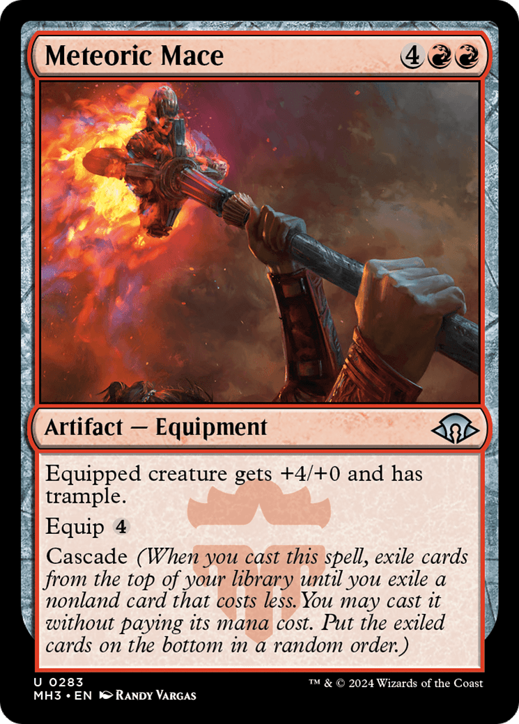 Meteoric Mace [Modern Horizons 3] MTG Single Magic: The Gathering  | Multizone: Comics And Games