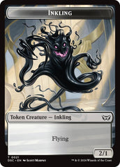 Inkling // Scarecrow Double-Sided Token [Duskmourn: House of Horror Commander Tokens] MTG Single Magic: The Gathering  | Multizone: Comics And Games