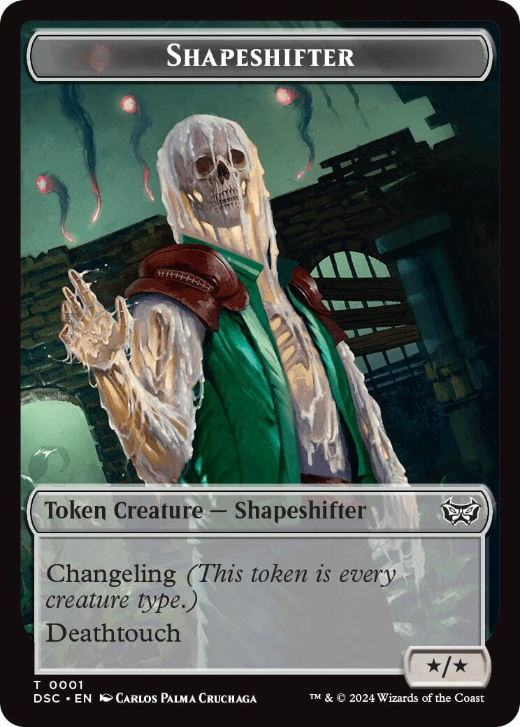 Shapeshifter // Insect (0022) Double-Sided Token [Duskmourn: House of Horror Commander Tokens] MTG Single Magic: The Gathering  | Multizone: Comics And Games
