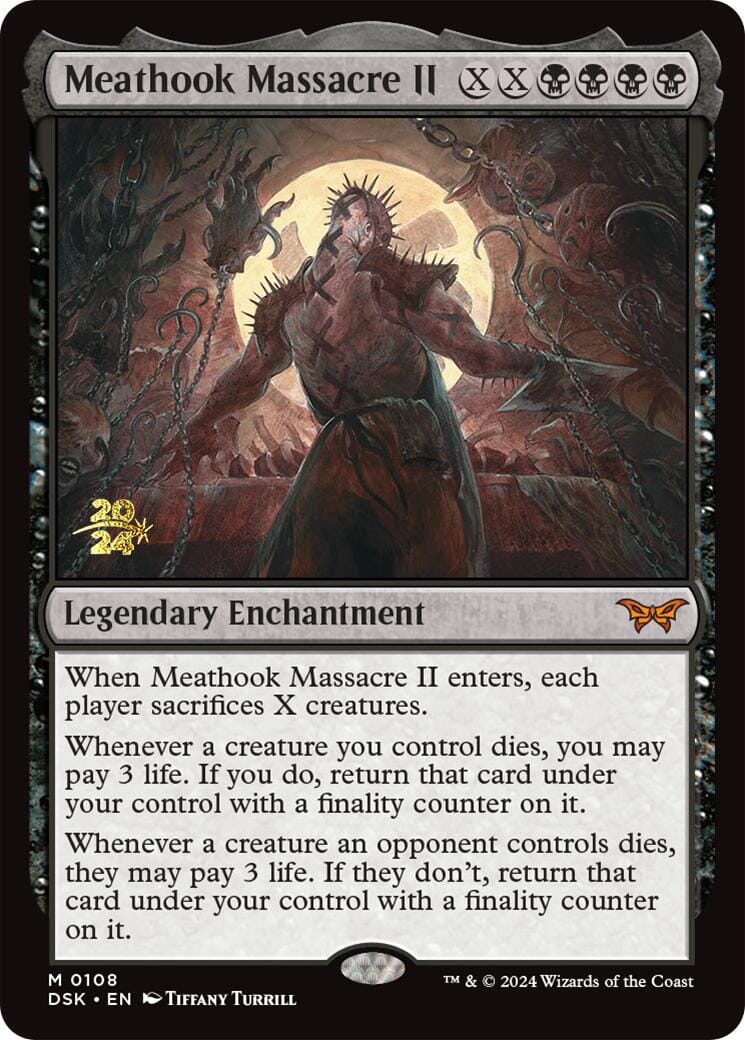 Meathook Massacre II (0108) [Duskmourn: House of Horror Prerelease Promos] MTG Single Magic: The Gathering  | Multizone: Comics And Games