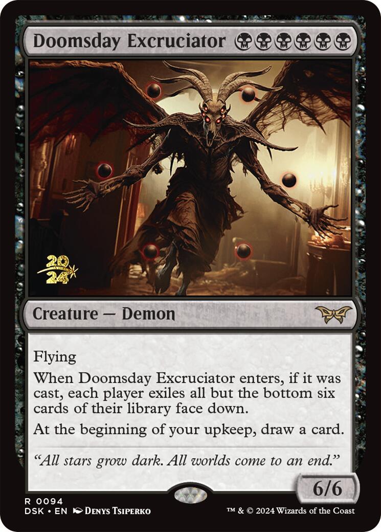 Doomsday Excruciator [Duskmourn: House of Horror Prerelease Promos] | Multizone: Comics And Games