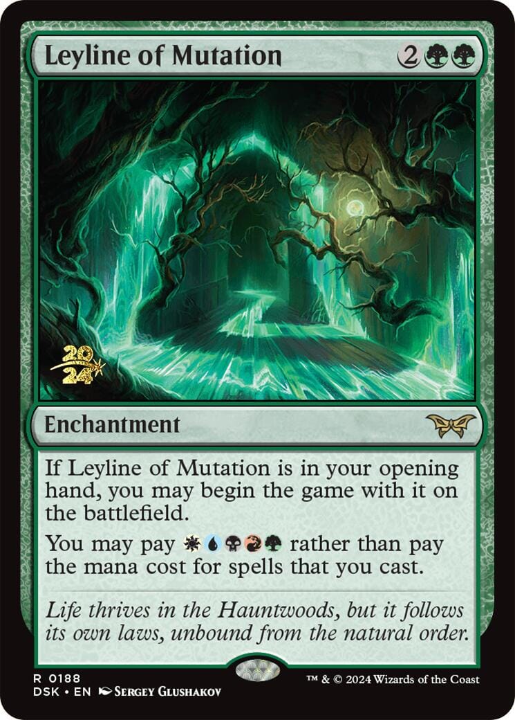 Leyline of Mutation [Duskmourn: House of Horror Prerelease Promos] MTG Single Magic: The Gathering  | Multizone: Comics And Games