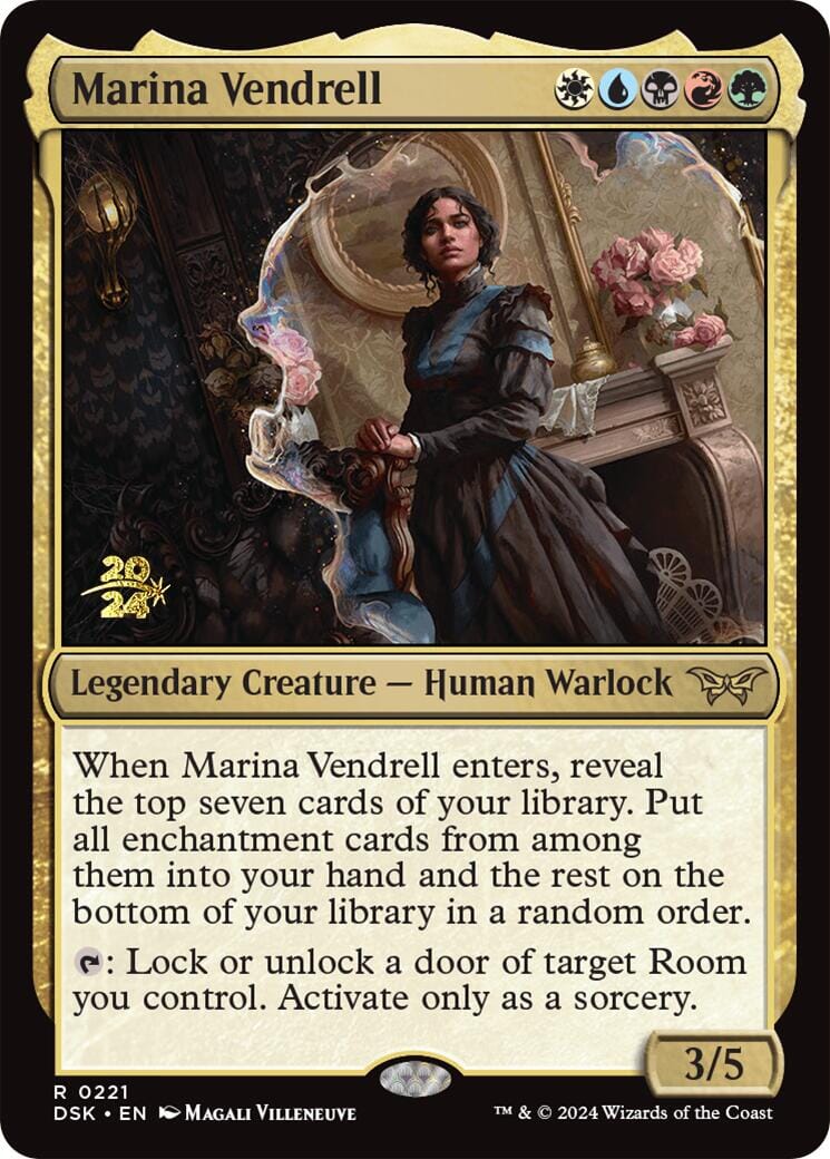Marina Vendrell [Duskmourn: House of Horror Prerelease Promos] MTG Single Magic: The Gathering  | Multizone: Comics And Games