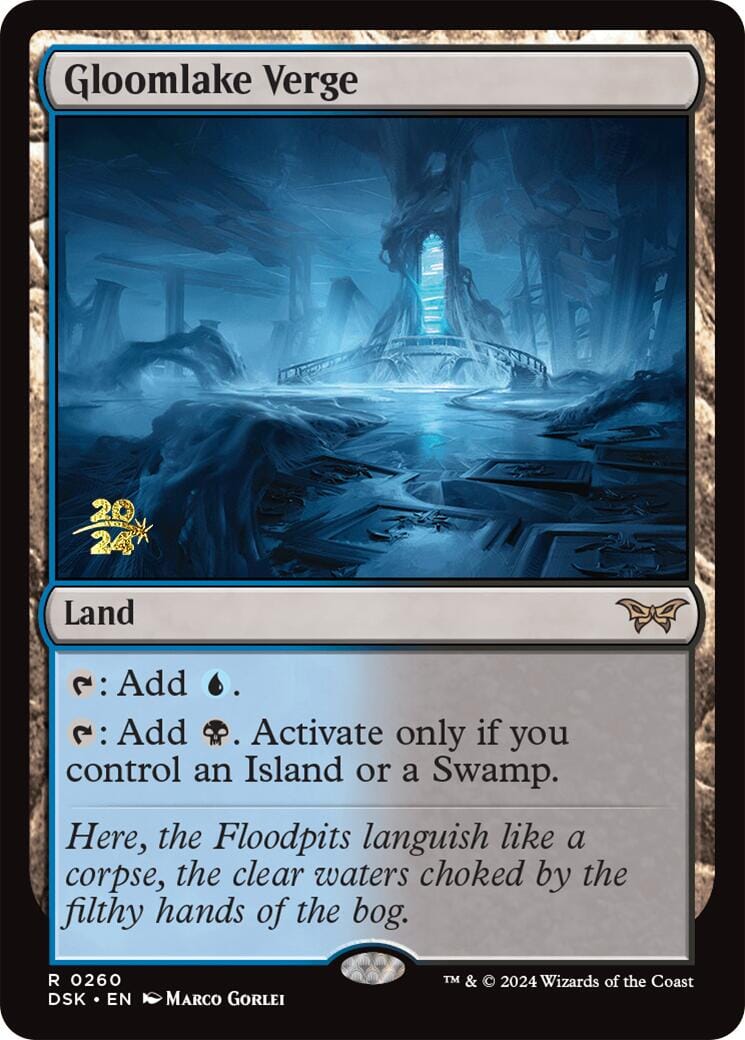 Gloomlake Verge [Duskmourn: House of Horror Prerelease Promos] MTG Single Magic: The Gathering  | Multizone: Comics And Games