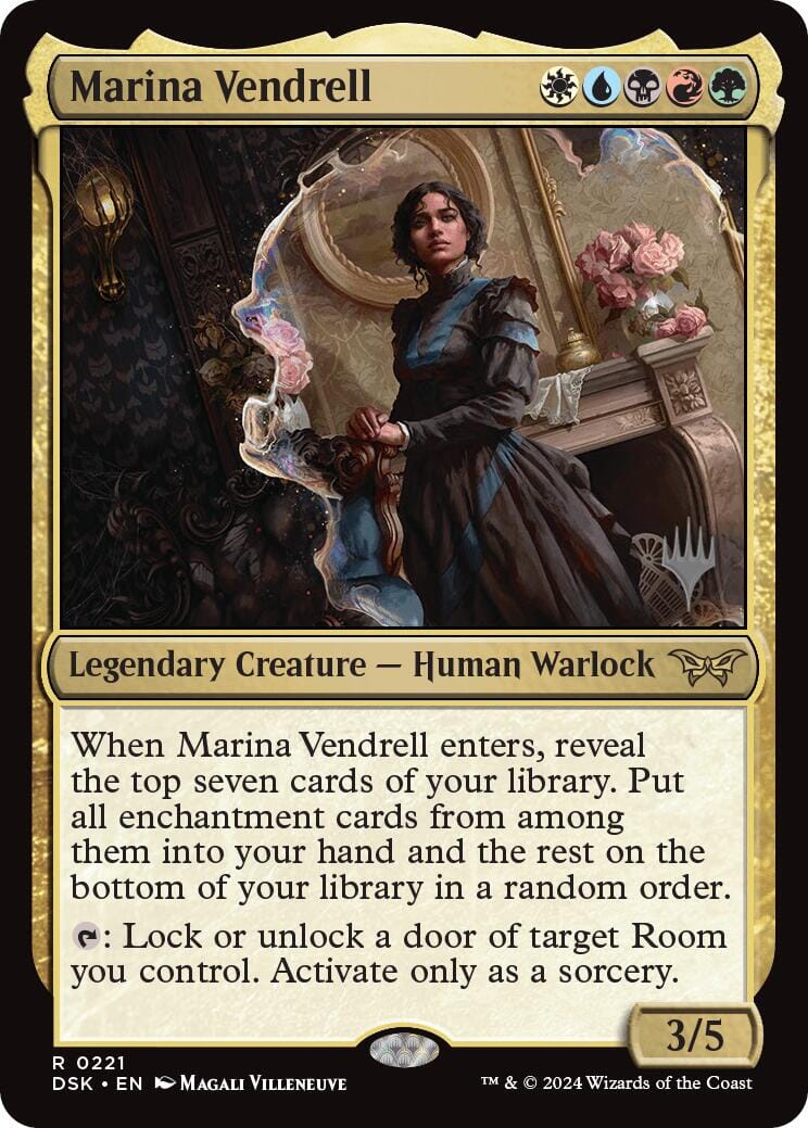 Marina Vendrell (Promo Pack) [Duskmourn: House of Horror Promos] MTG Single Magic: The Gathering  | Multizone: Comics And Games