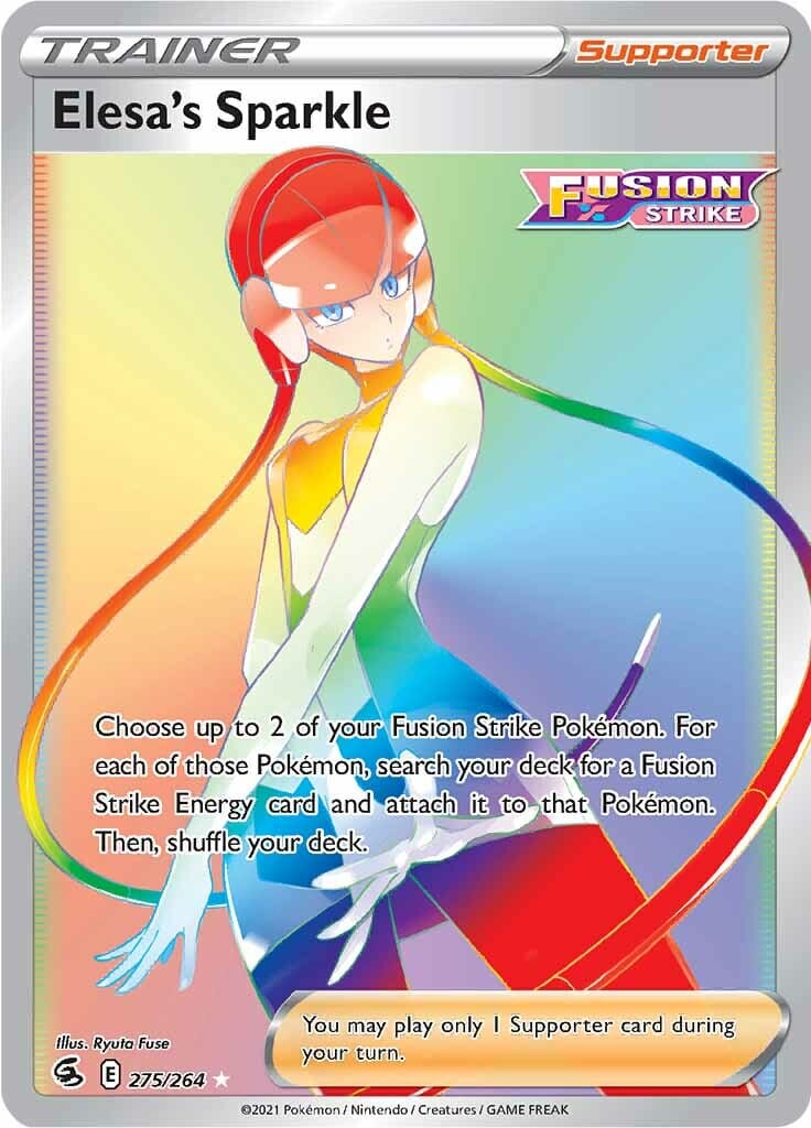 Elesa's Sparkle (275/264) [Sword & Shield: Fusion Strike] Pokemon Single Pokémon  | Multizone: Comics And Games