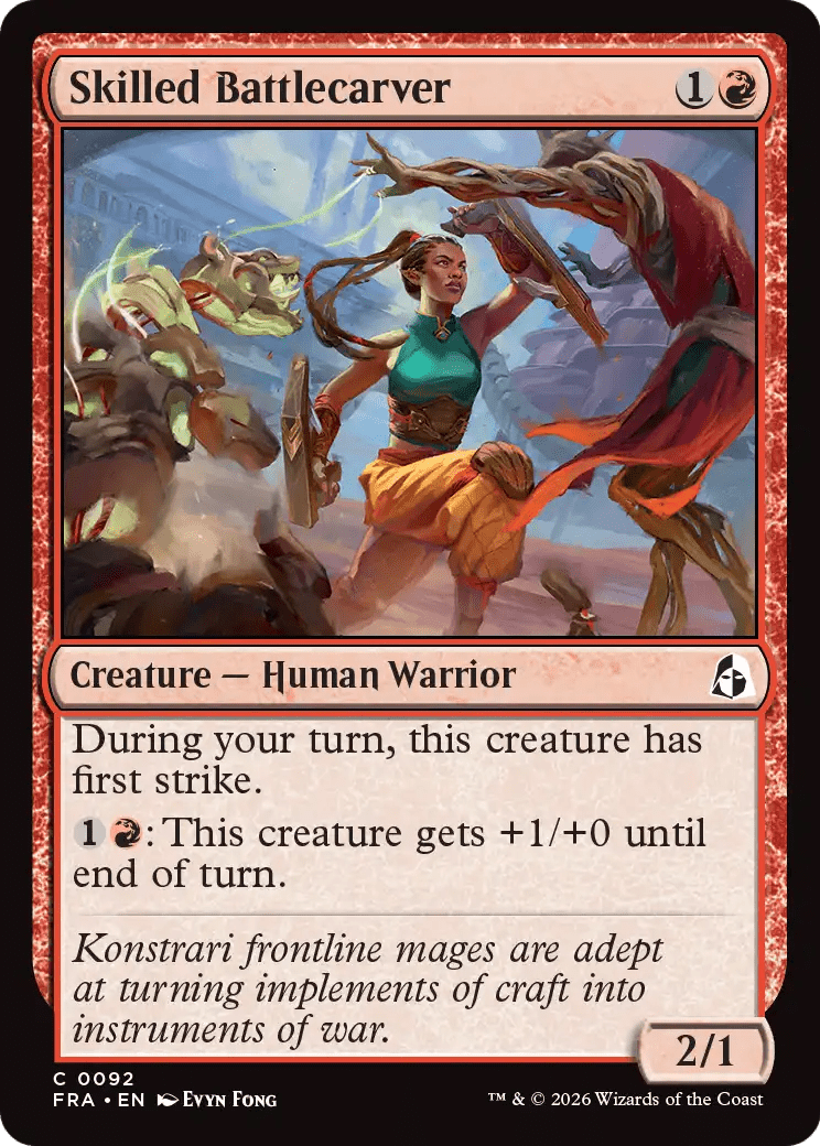Skilled Battlecarver [Reality Fracture] MTG Single Magic: The Gathering  | Multizone: Comics And Games