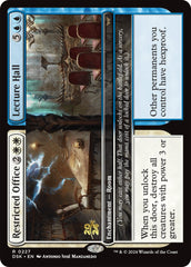 Restricted Office // Lecture Hall [Duskmourn: House of Horror Prerelease Promos] MTG Single Magic: The Gathering  | Multizone: Comics And Games