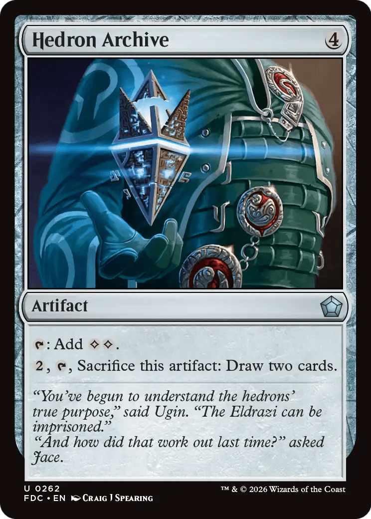 Hedron Archive [Foundations Commander] MTG Single Magic: The Gathering  | Multizone: Comics And Games