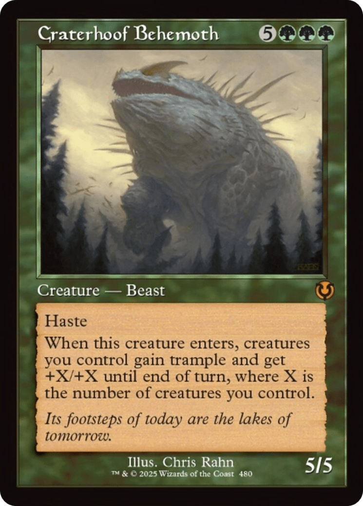 Craterhoof Behemoth (Retro Frame) [Innistrad Remastered] MTG Single Magic: The Gathering  | Multizone: Comics And Games