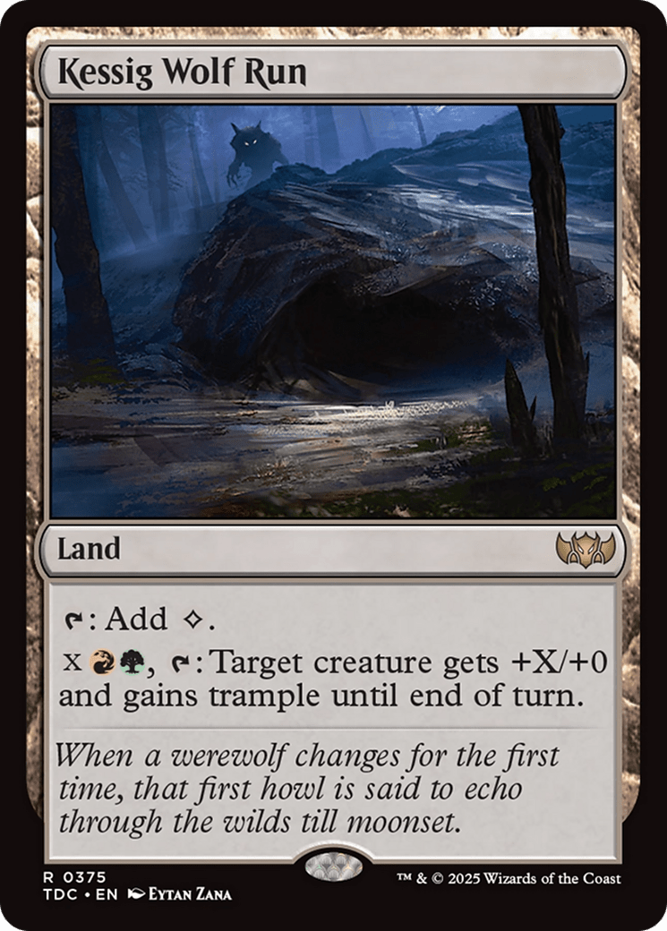 Kessig Wolf Run [Tarkir: Dragonstorm Commander] MTG Single Magic: The Gathering  | Multizone: Comics And Games