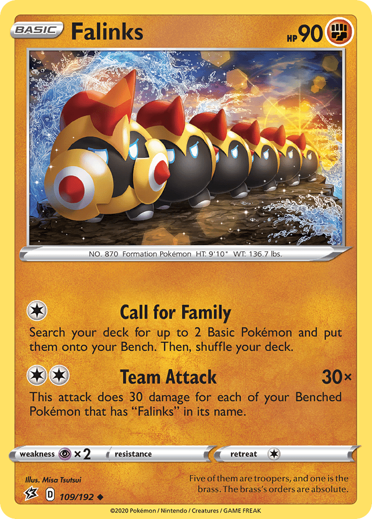 Falinks (109/192) [Sword & Shield: Rebel Clash] Pokemon Single Pokémon  | Multizone: Comics And Games