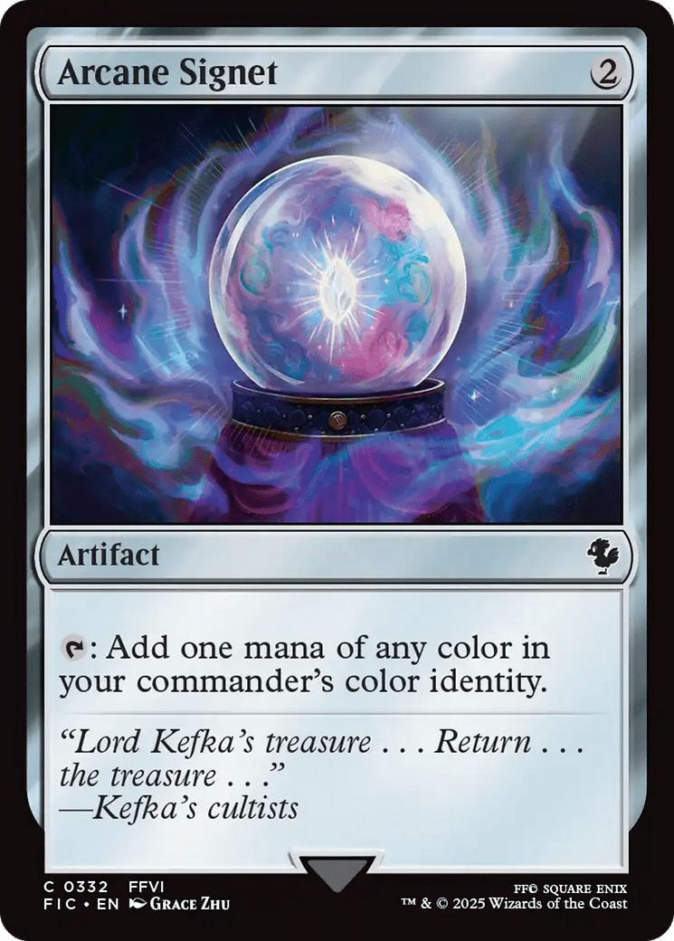 Arcane Signet (332) [FINAL FANTASY Commander] MTG Single Magic: The Gathering  | Multizone: Comics And Games