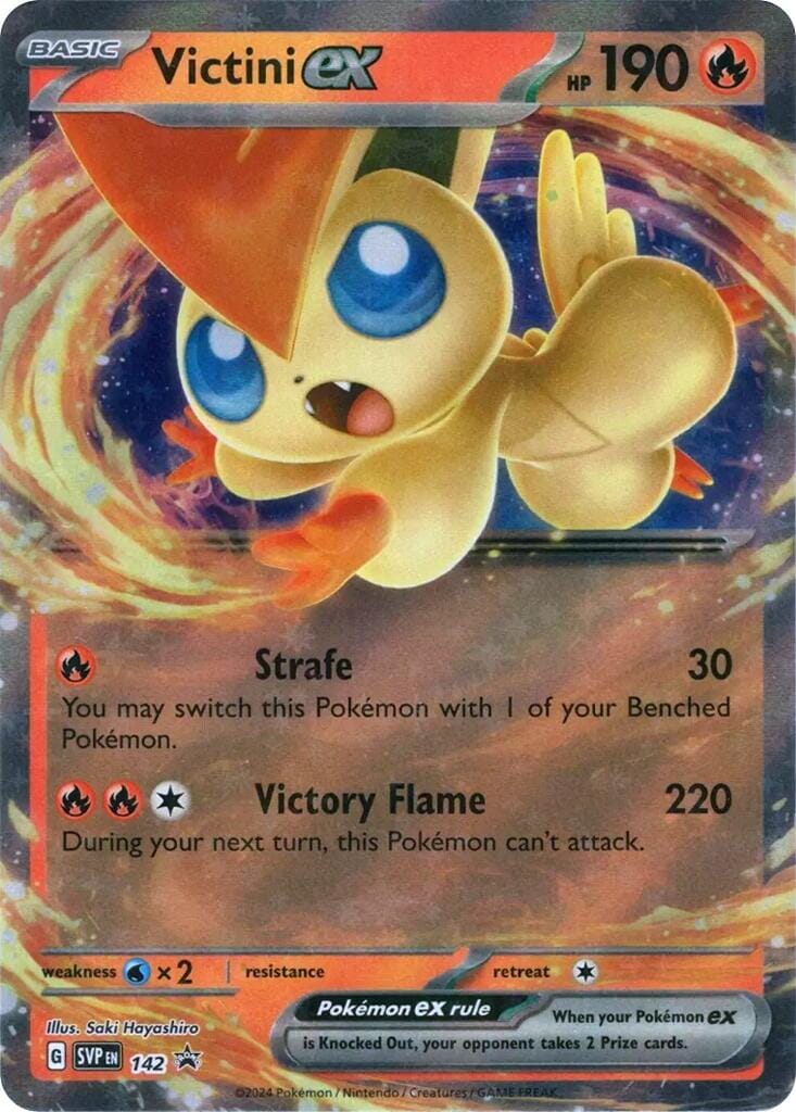 Victini ex (SVP142) [Scarlet & Violet: Black Star Promos] Pokemon Single Pokémon  | Multizone: Comics And Games