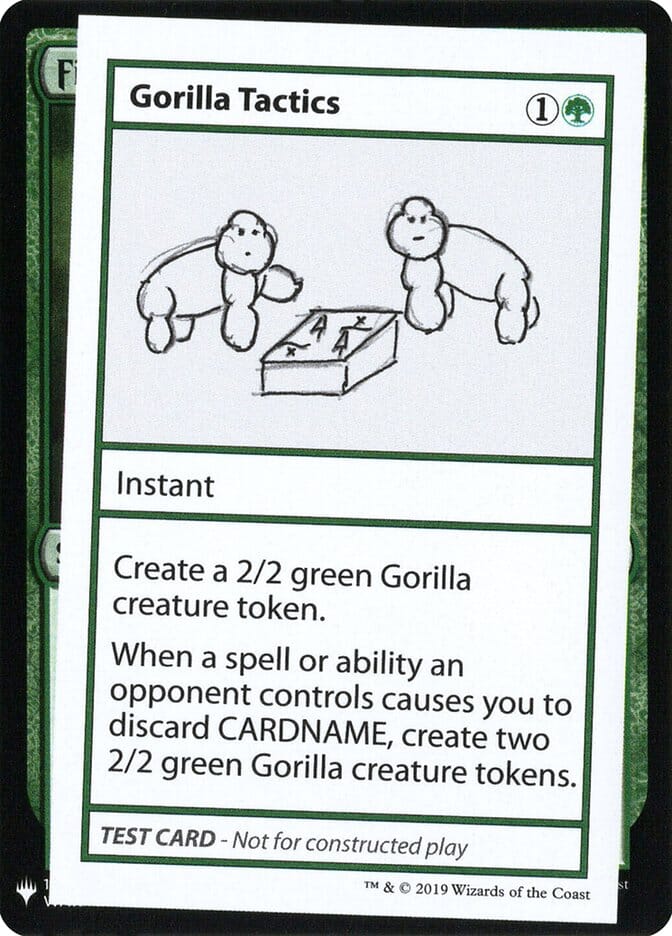 Gorilla Tactics [Mystery Booster Playtest Cards] MTG Single Magic: The Gathering  | Multizone: Comics And Games