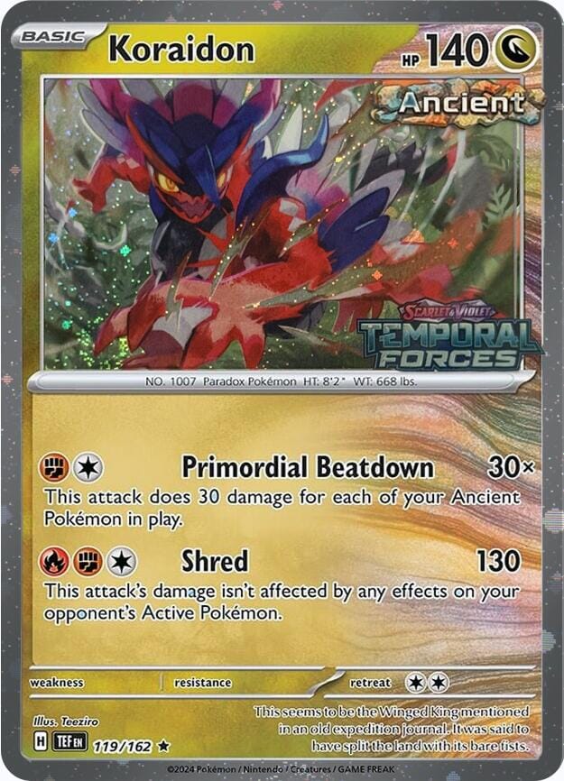 Koraidon (119/162) (European Promo) [Miscellaneous Cards] Pokemon Single Pokémon  | Multizone: Comics And Games
