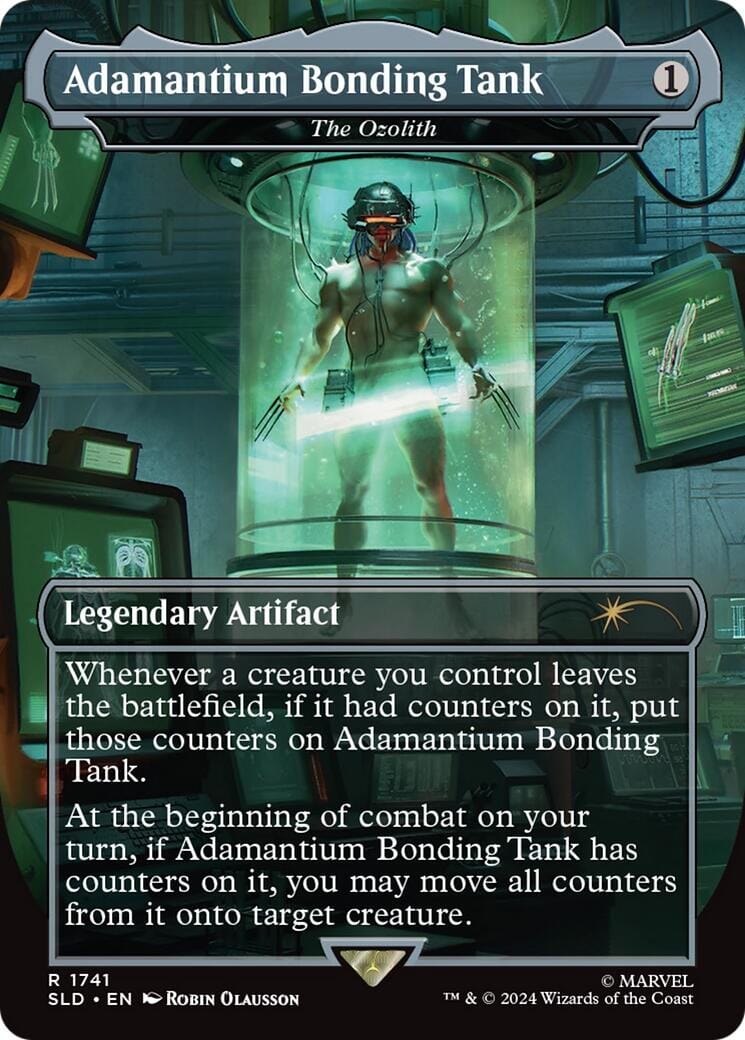 Adamantium Bonding Tank - The Ozolith (Rainbow Foil) [Secret Lair Drop Series] MTG Single Magic: The Gathering  | Multizone: Comics And Games