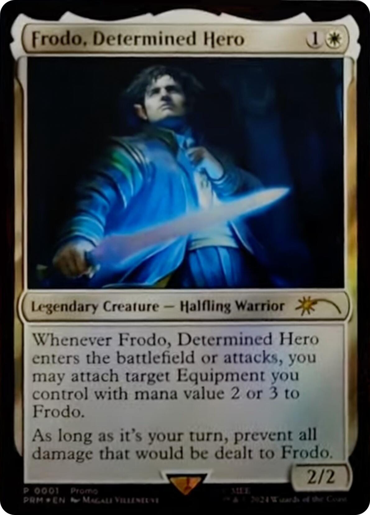 Frodo, Determined Hero [Resale Promos] MTG Single Magic: The Gathering  | Multizone: Comics And Games