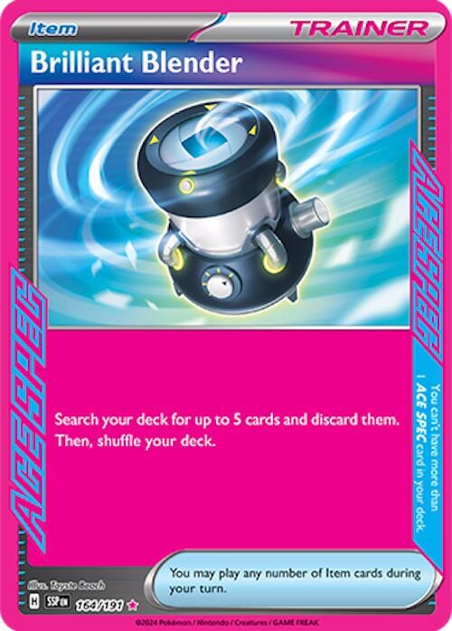 Brilliant Blender (164/191) [Scarlet & Violet: Surging Sparks] Pokemon Single Pokémon  | Multizone: Comics And Games