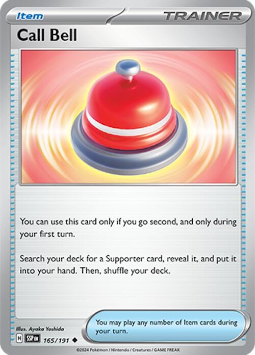 Call Bell (165/191) [Scarlet & Violet: Surging Sparks] Pokemon Single Pokémon  | Multizone: Comics And Games