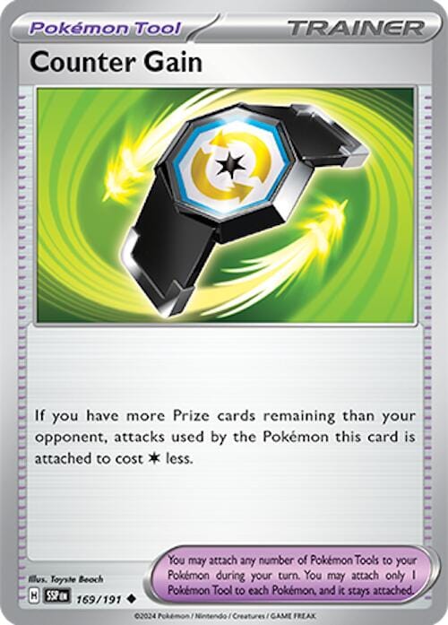 Counter Gain (169/191) [Scarlet & Violet: Surging Sparks] Pokemon Single Pokémon  | Multizone: Comics And Games